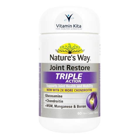 Jual Natures Way Joint Restore Triple Action 60 Tab Di Lapak Vitamin