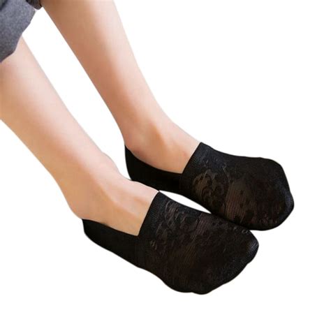 Esho Women Summer Low Cut Non Slip Liner Socks Casual No Show