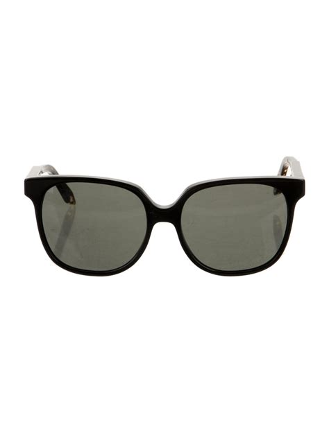 Victoria Beckham Wayfarer Tinted Sunglasses Black Sunglasses