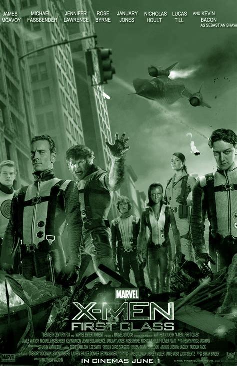 X Men First Class This Is One Of The Coolest Posters Ive Seen Yet