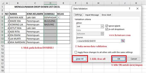 Cara Membuat Drop Down List Kalender Di Excel Ruang Ilmu