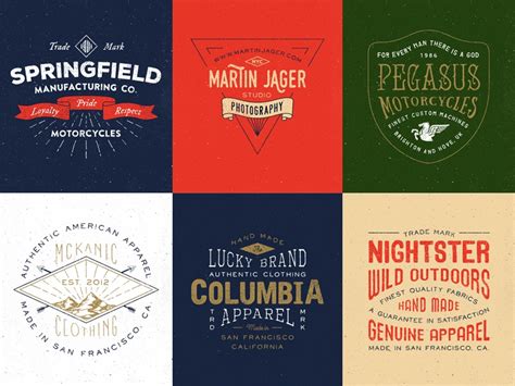 Hipster Vintage Logos Volume 2 By Victor Barac On Dribbble
