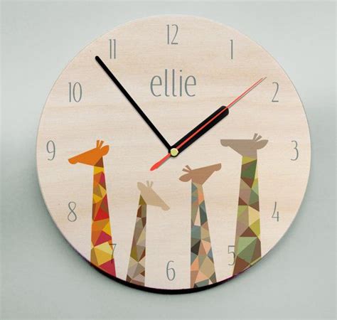 Personalised Wooden Clock Personalized Clock Unique Clock Etsy