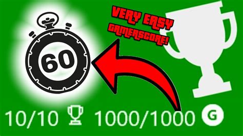 This Game Allows You To Get 1000 Gamerscore Points In Just 60 Seconds