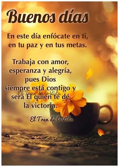 Muchas Felicidades Y Bendiciones Para Vos Amor ️ Good Day Quotes Good