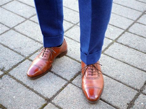 How To Wear Blue Pants And Brown Shoes Suits Expert