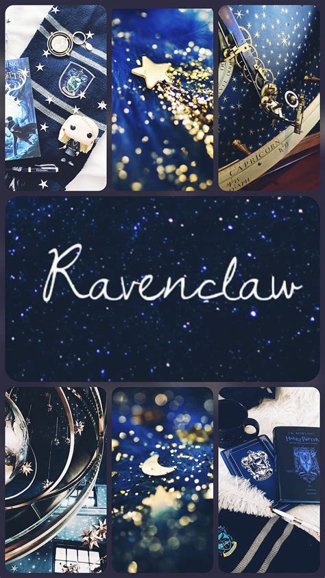 Ravenclaw Collage Harry Potter Hogwarts Ravenclaw Hd Phone