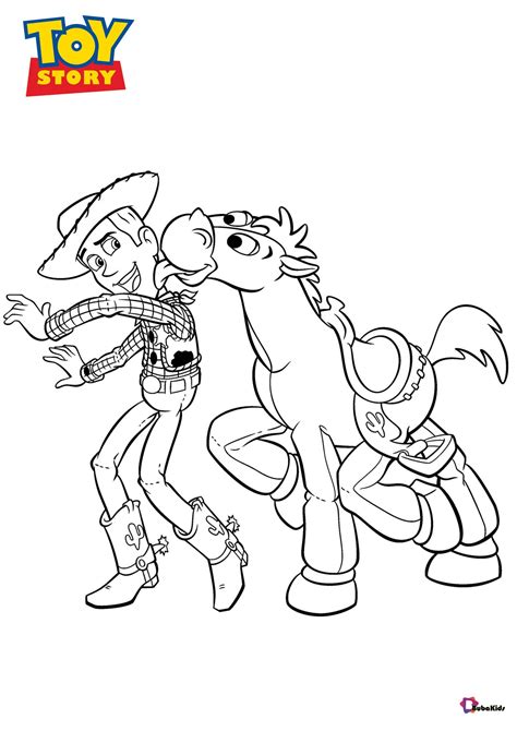 Woody Toy Story Printable Coloring Pages