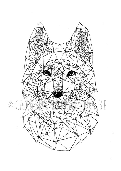 Wolf outline drawing in black vector wolf outline drawing in black 132kb 999x996: CAROTillustrations | Illustrations