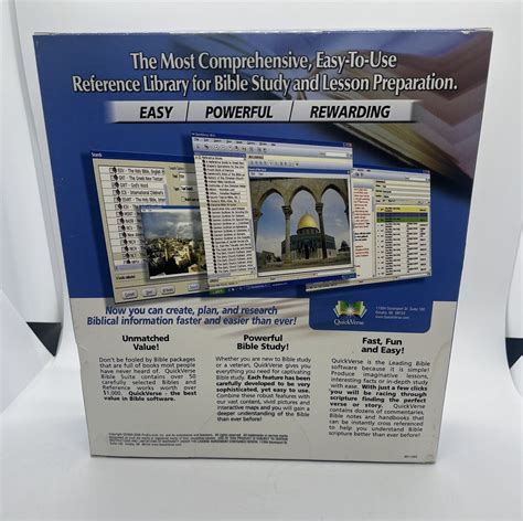 Quickverse 10 Bible Suite Software For Pcmac Only Few Remaining 2007