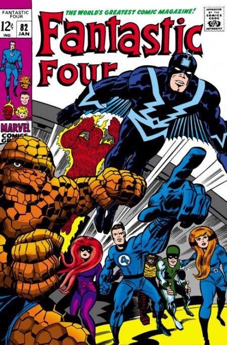 Fantastic Four 82 January 1969 Attack Of The 50 Year Old Comic Books