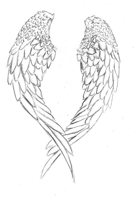Heart With Angel Wings Drawing At Getdrawings Free Download