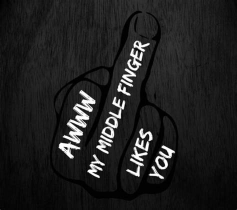 Middle Finger Wallpaper EnWallpaper