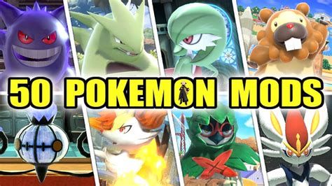 Nearly 50 Pokemon Mods 1 Minute Mods Shorts Compilation Super Smash