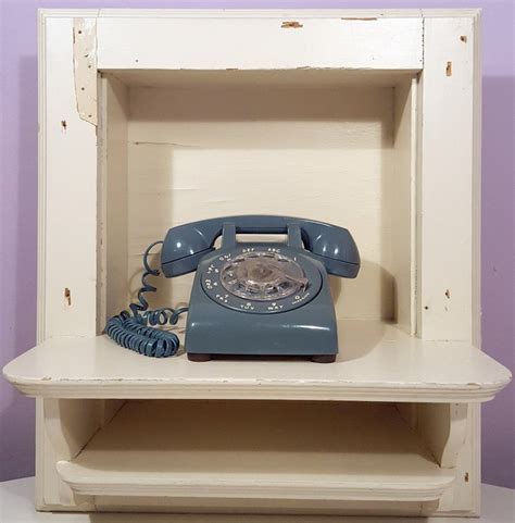 Vintage Telephone Nook Wooden Cubby Vintage Telephone Cubbies