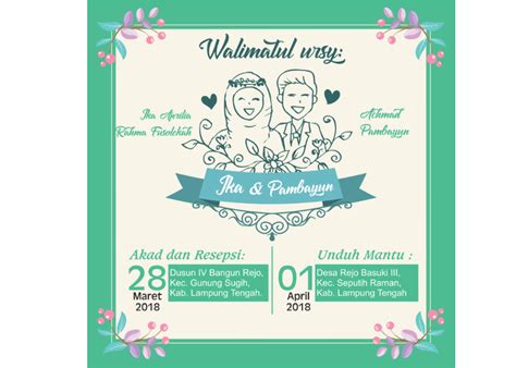 Sebenarnya undangan pernikahan bisa dibentuk dengan format dan lay out desain sederhana. Free Template Undangan Pernikahan CorelDRAW 2018 | Guru Corel