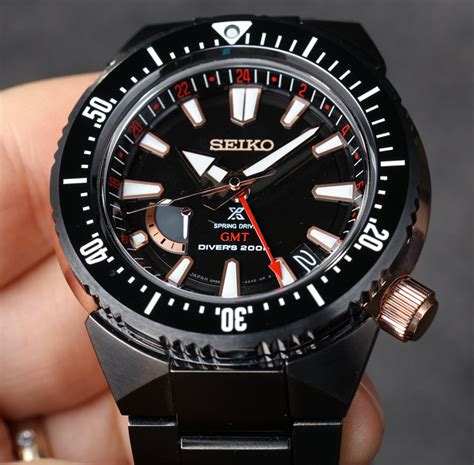 Seiko Prospex 200m Spring Drive Gmt Watch Hands On Ablogtowatch