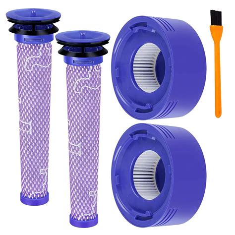 Home 2 Pack Replacement For Dyson V8 Pre Filter Hepa Post Filter