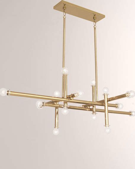 Jonathan Adler Milano Chandelier Linear Chandelier Jonathan Adler