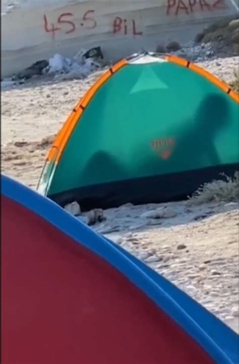 caught up couple caught having sex in a tent pledge times