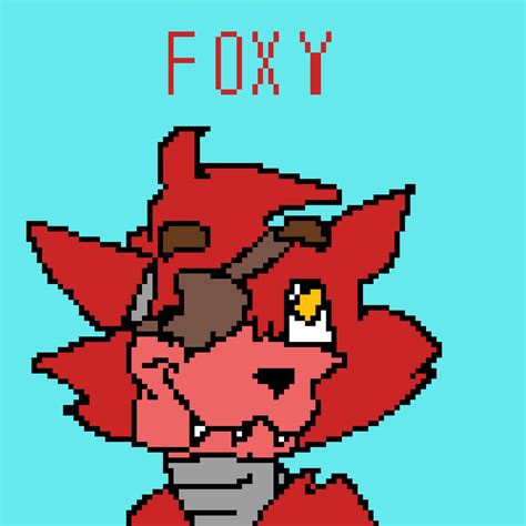 Foxy Pixelart By Orangebonnie On Deviantart