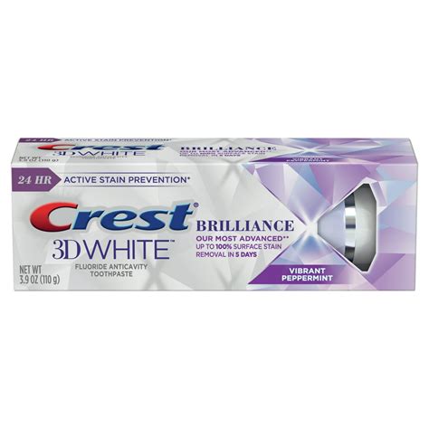 Crest 3d White Brilliance Teeth Whitening Toothpaste Vibrant