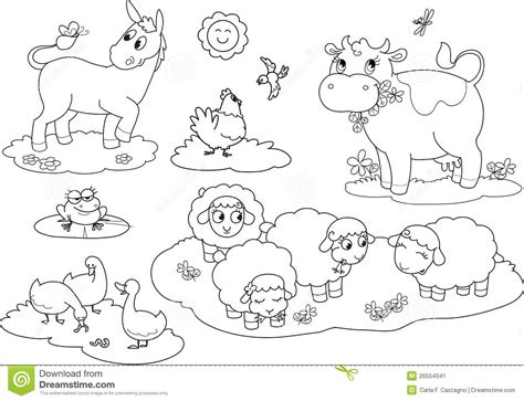 Farm Animals 21428 Animals Printable Coloring Pages