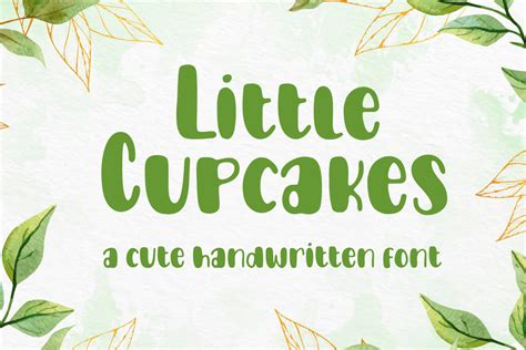 Little Cupcakes Font Sronstudio Fontspace