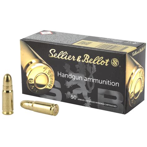 Sellier And Bellot 762x25 Tokarev Ammo 85 Grain Fmj Box Of 50 Rounds