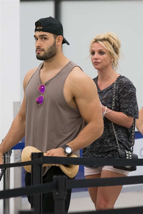 Britney Spears And Boyfriend Sam Asghari Departing Miami Beach