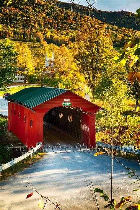 Covered Bridge Fall Scenic West Arlington Vermont Flickr