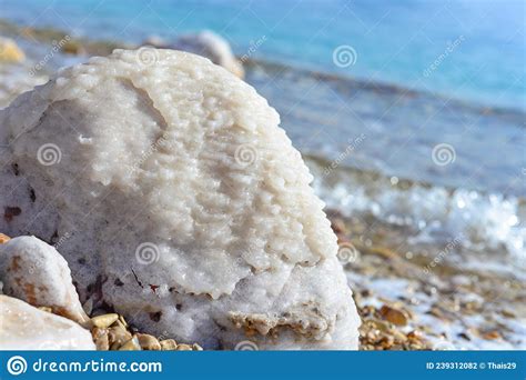 Close Up Of Salt Background Natural Salt Dead Sea Salt Mineral