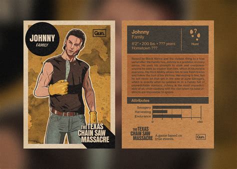The Texas Chain Saw Massacre Unveils Slaughter Family Character Cards