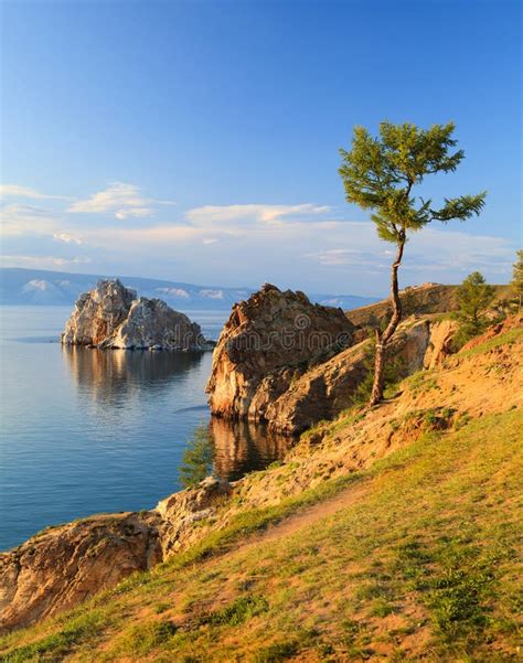 Lake Baikal Summer Day Stock Photo Image Of Calm Outdoor 41244996