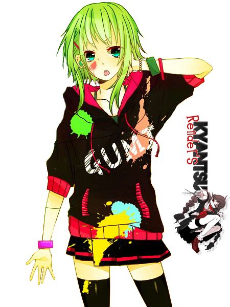 Megpoid Gumi Render~ By Kyantsu On Deviantart