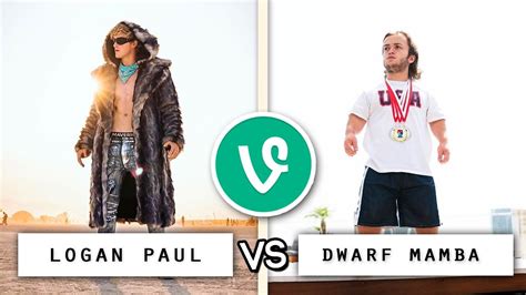 Logan Paul Vs Dwarf Mamba Vine Battle 🥊 Whos The Best Youtube