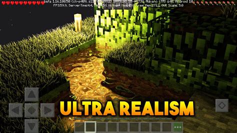 Top 5 Ultra Realistic Minecraft Pe 116 Shaders Youtube