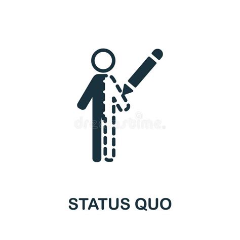 Icono De Status Quo Elemento Simple Monocromo De La Colección De