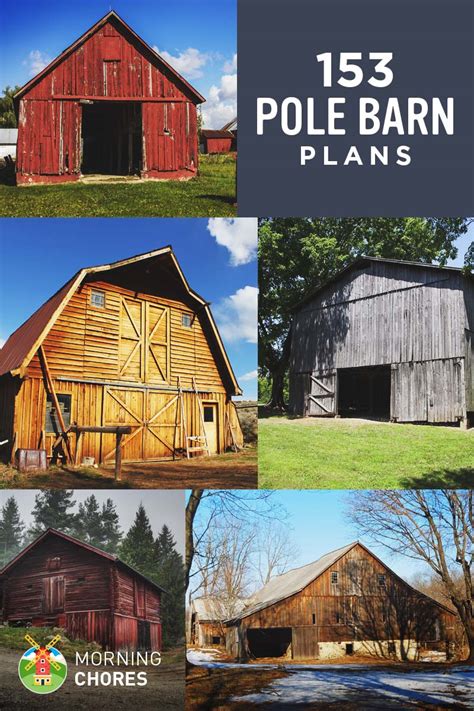 Constructing a pole barn generally costs less than a detached addition, ranging from $8,000 to $20,000 for a pole barn measuring 30 to 40 feet. 153 Pole Barn Plans and Designs That You Can Actually Build