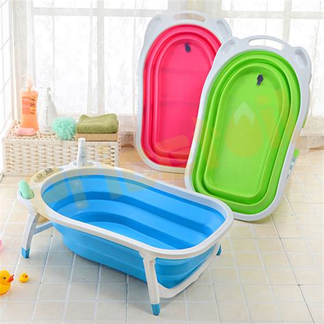 Oz Baby Infant Newborn Bath Bathtub Bathing Folding Safety Foldable Tub