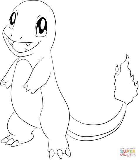 Charmander coloring pages to download and print for free