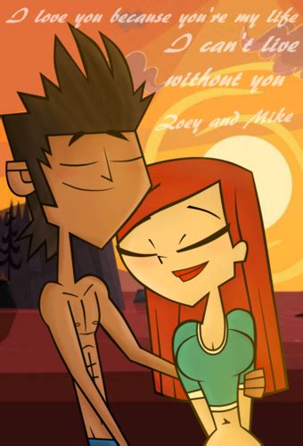 Total Drama Island Photo Mike And Zoey Total Drama Island Drama Drama Funny