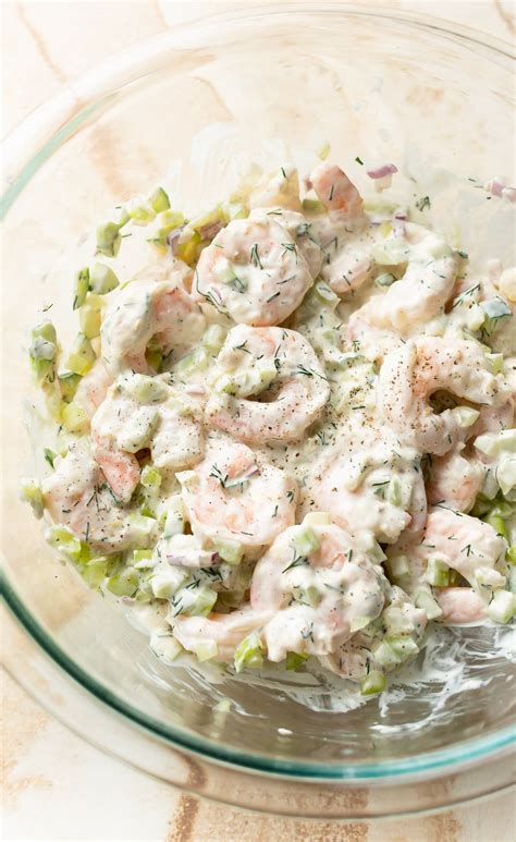 Real simple has teamed up with the usda's myplate, let's move!, and partnership for a healthier america to showcase tasty recipes that are low in calories, saturated fat. This cold shrimp salad is simple to make and delicious by itself or in sandwiches or with a good ...
