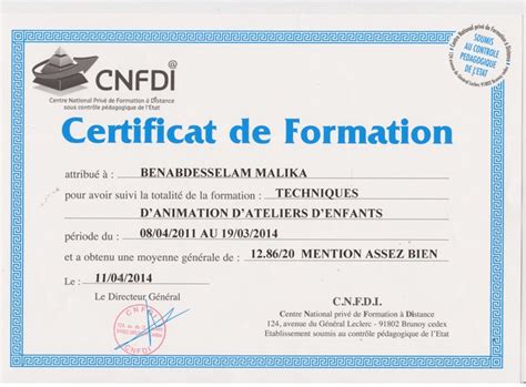 Modele De Certificat De Formation Gratuit Financial Report