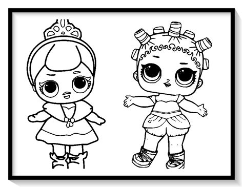 Coloreamos muñecas lol surprise y unicornios. 80 dibujos de MUÑECAS LOL para Colorear en línea ...
