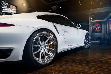Stylish Transformation Of White Porsche 911 Turbo S — Gallery
