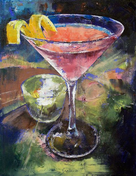 Martini Painting By Michael Creese