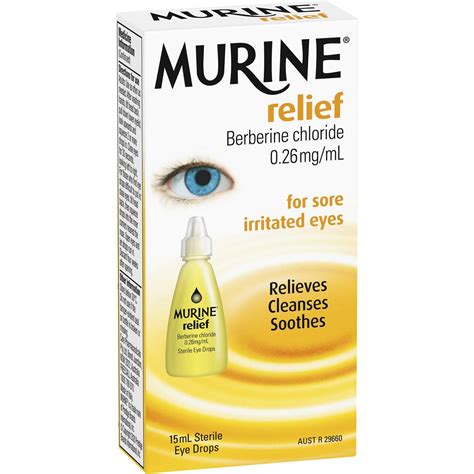 Murine Eye Drops Relief 15ml Woolworths