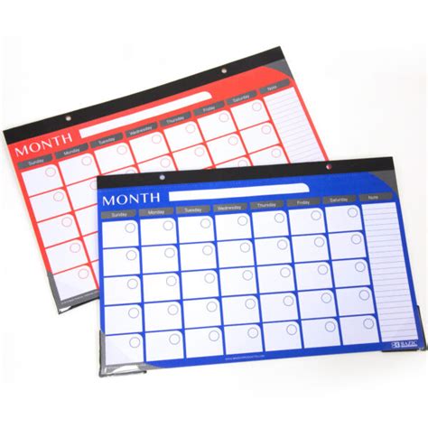 Bazic 11 X 17 Undated 12 Month Desk Pad Calendar Bazic Products
