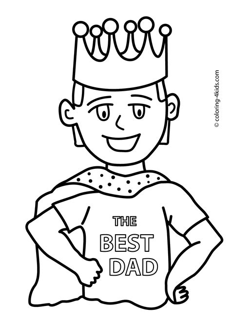 Fathers Day Coloring Pages For Kids Design Corral